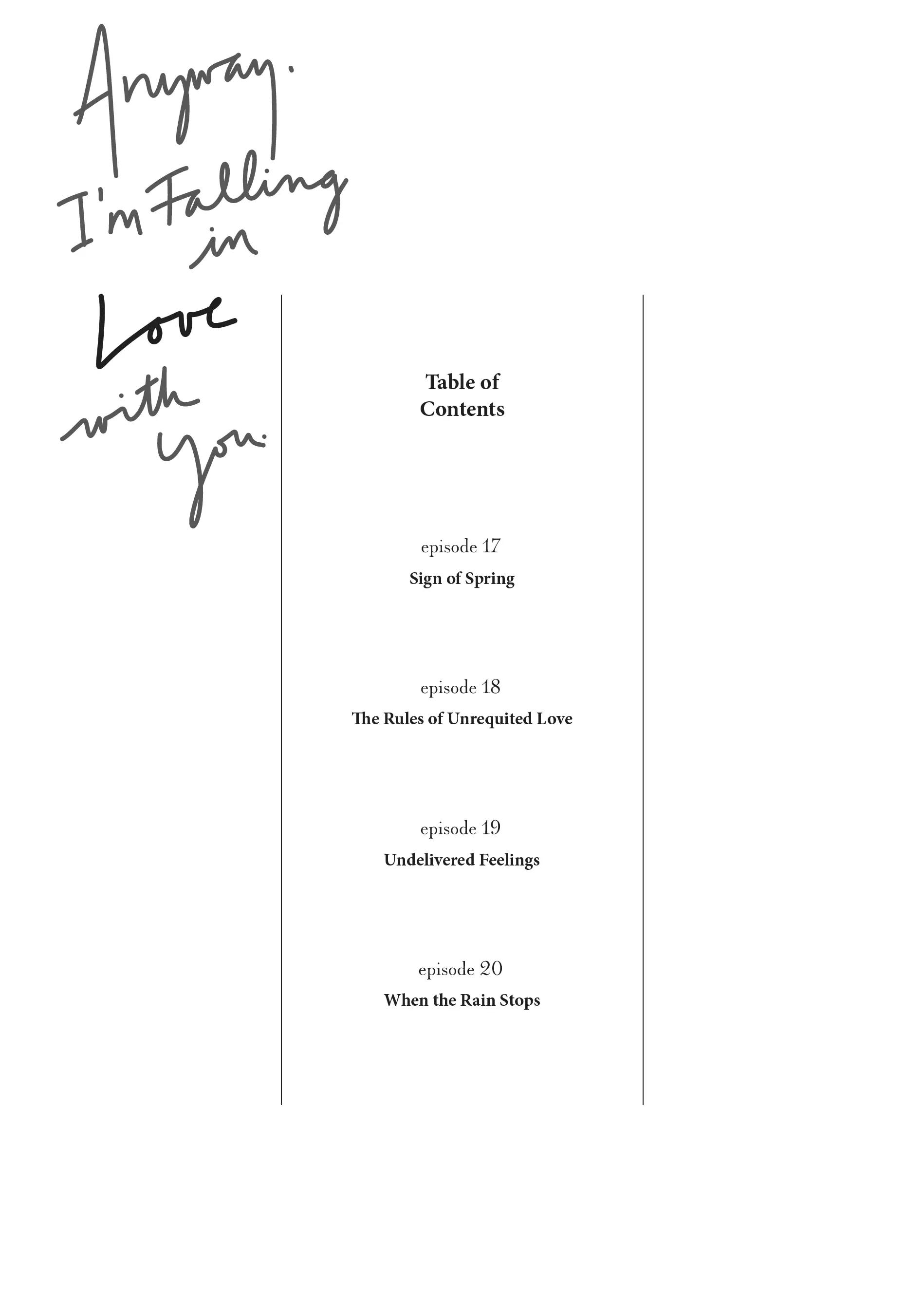 Read Anyway, I'm Falling in Love with You Manga Online