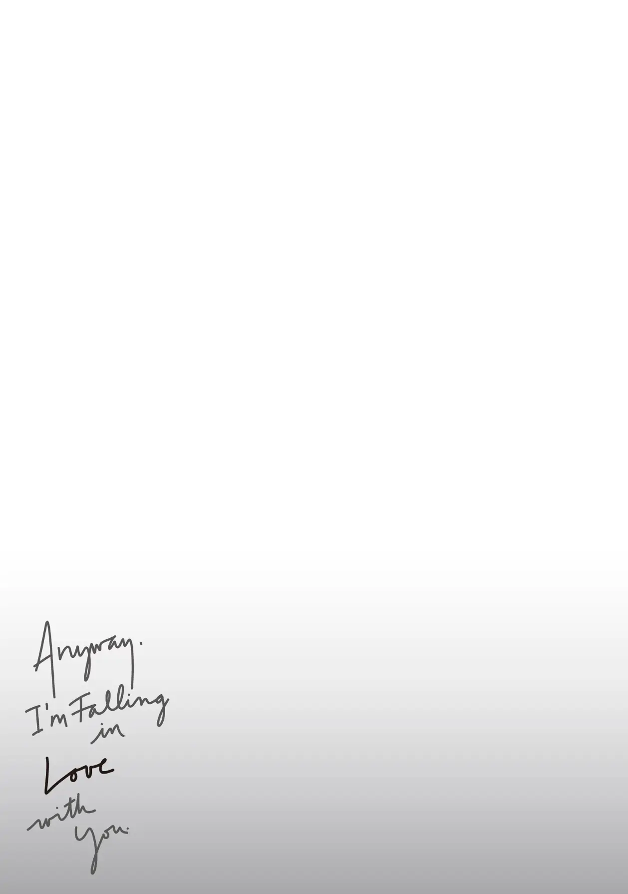 Read Anyway, I'm Falling in Love with You Manga Online