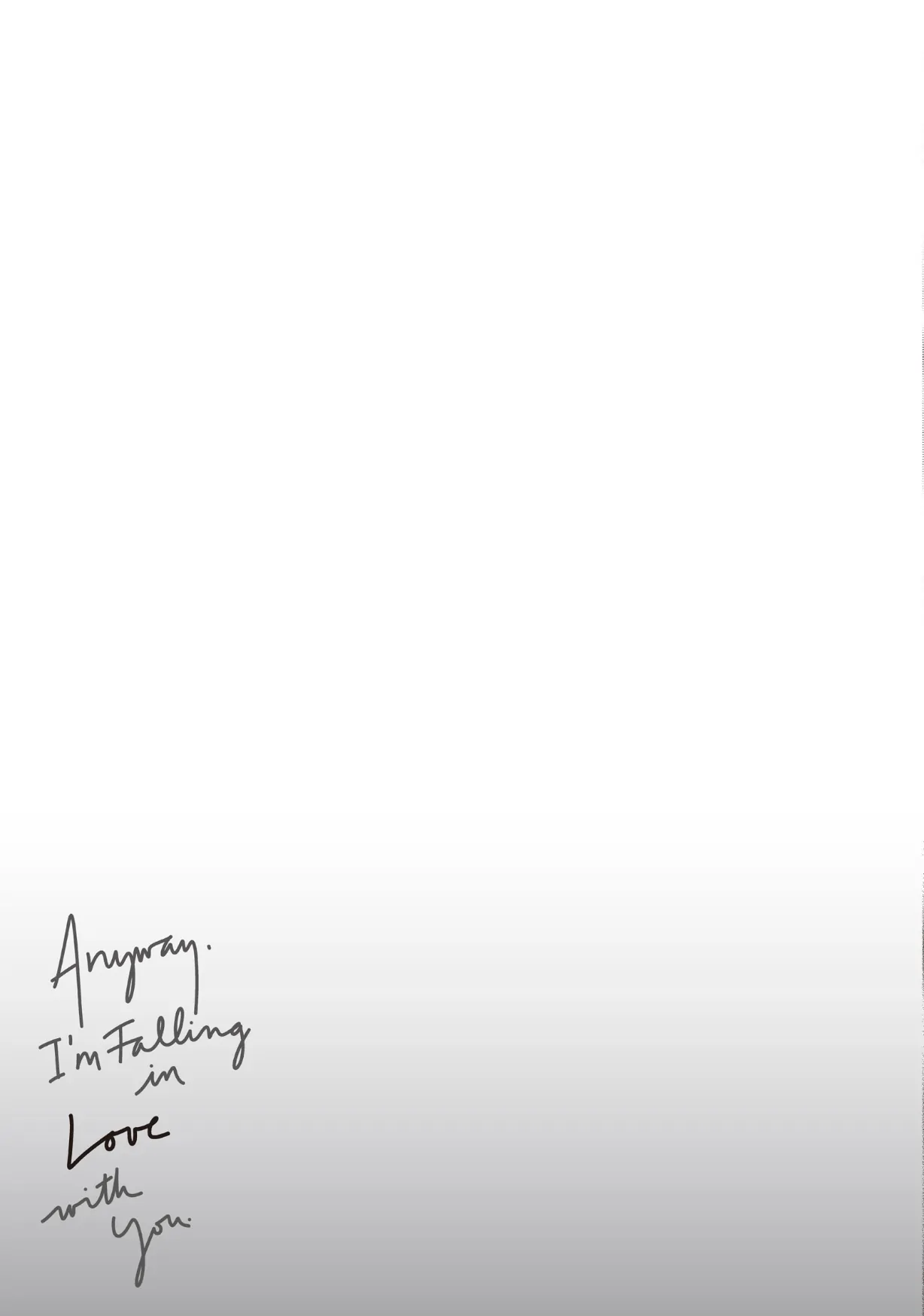 Read Anyway, I'm Falling in Love with You Manga Online
