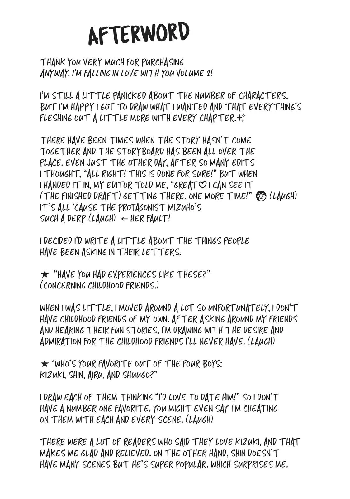 Read Anyway, I'm Falling in Love with You Manga Online