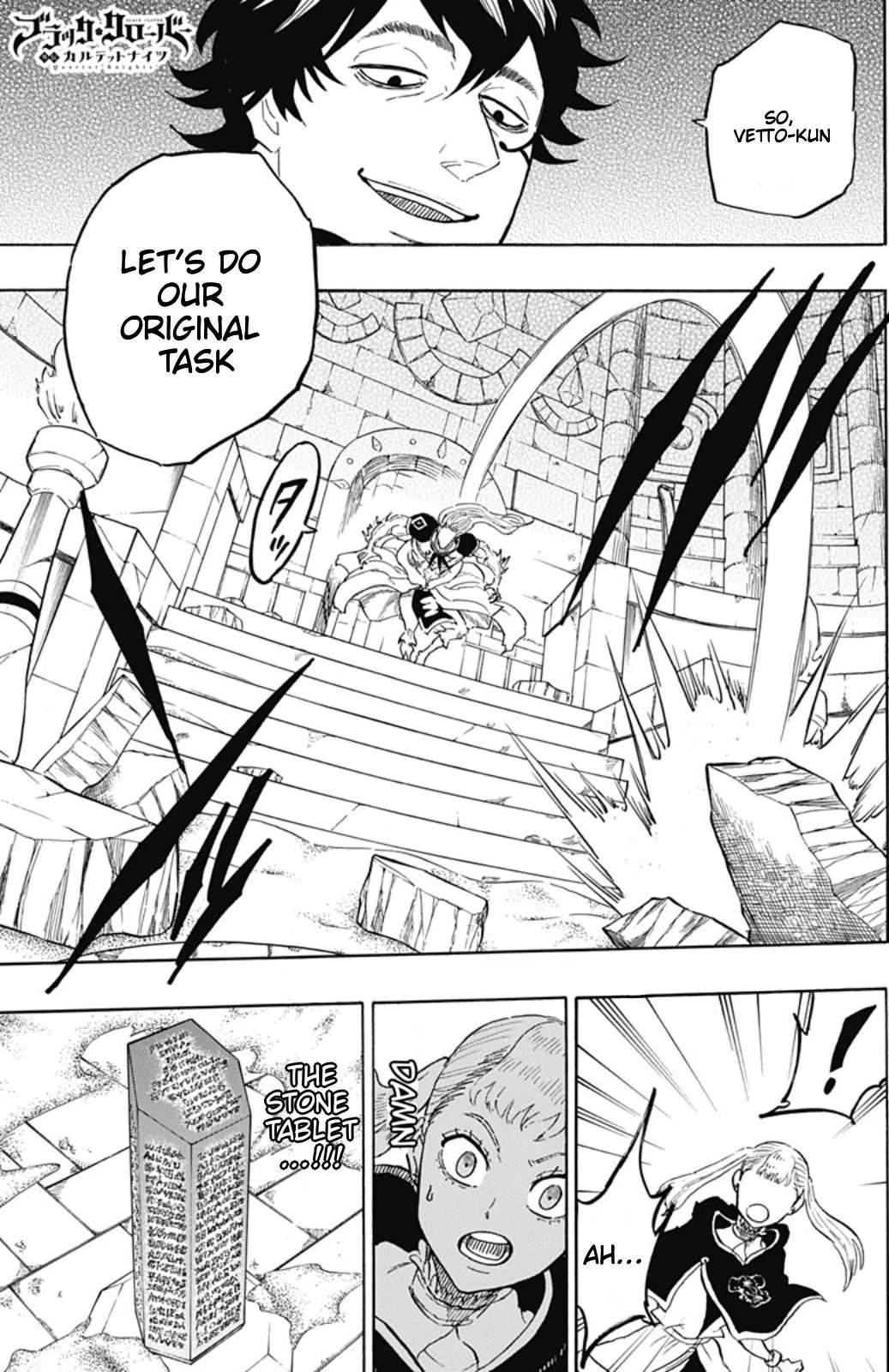 Read Black Clover Gaiden Quartet Knights Manga Online