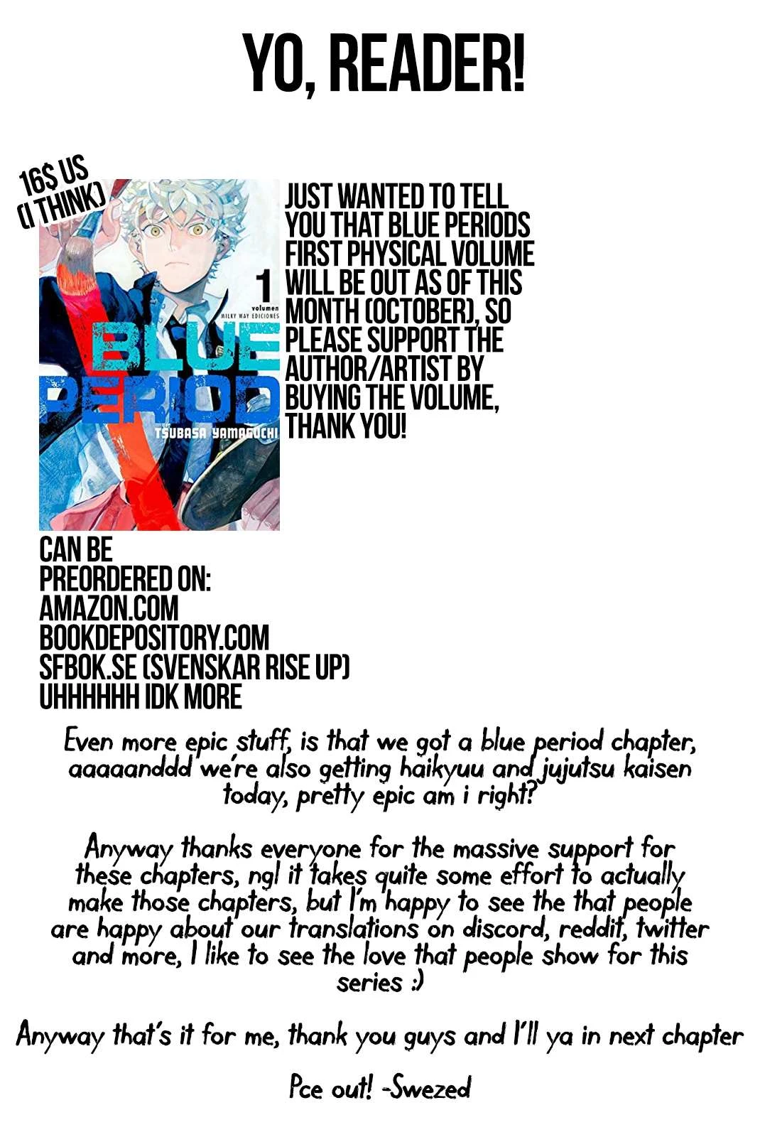 Read Blue Period Manga Online