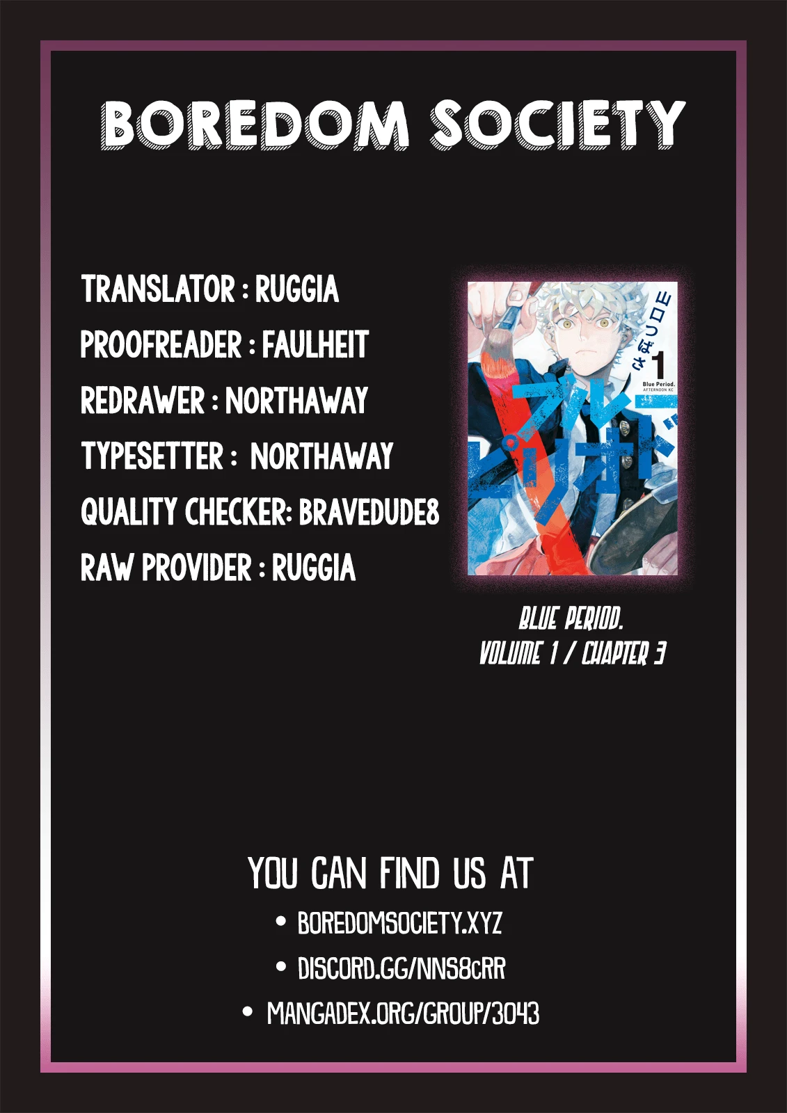 Read Blue Period Manga Online