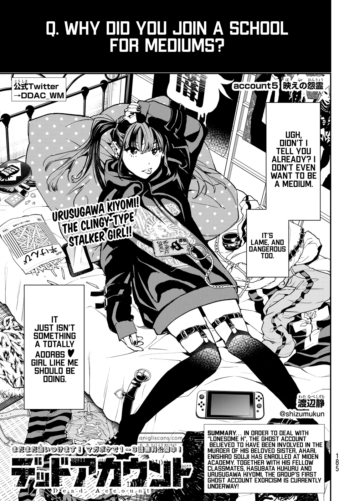 Read Dead Account Manga Online