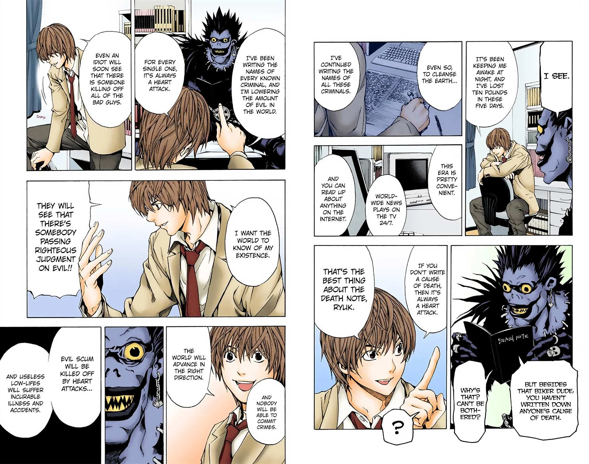 Read Death Note [Colored Edition] Manga Online