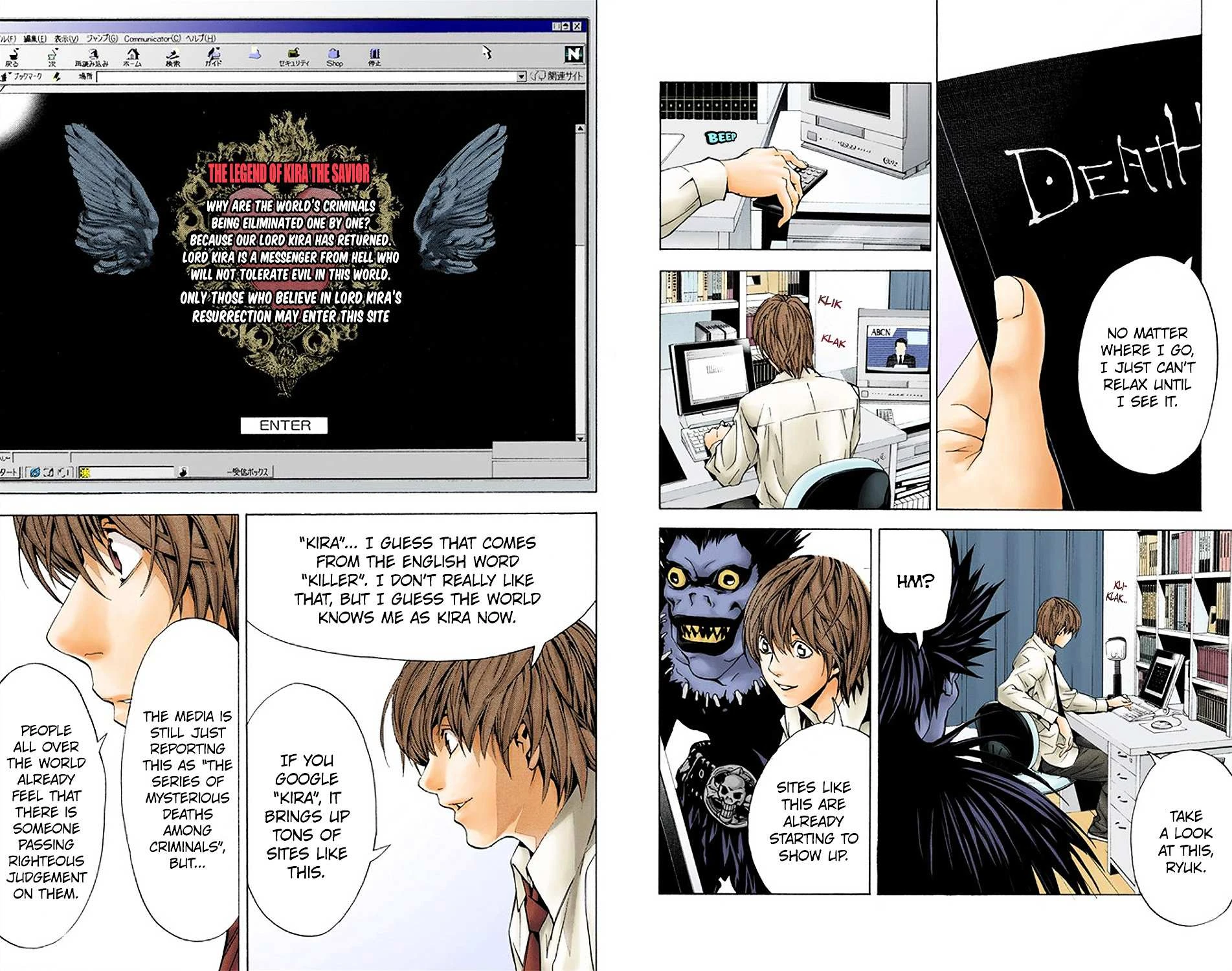 Read Death Note [Colored Edition] Manga Online