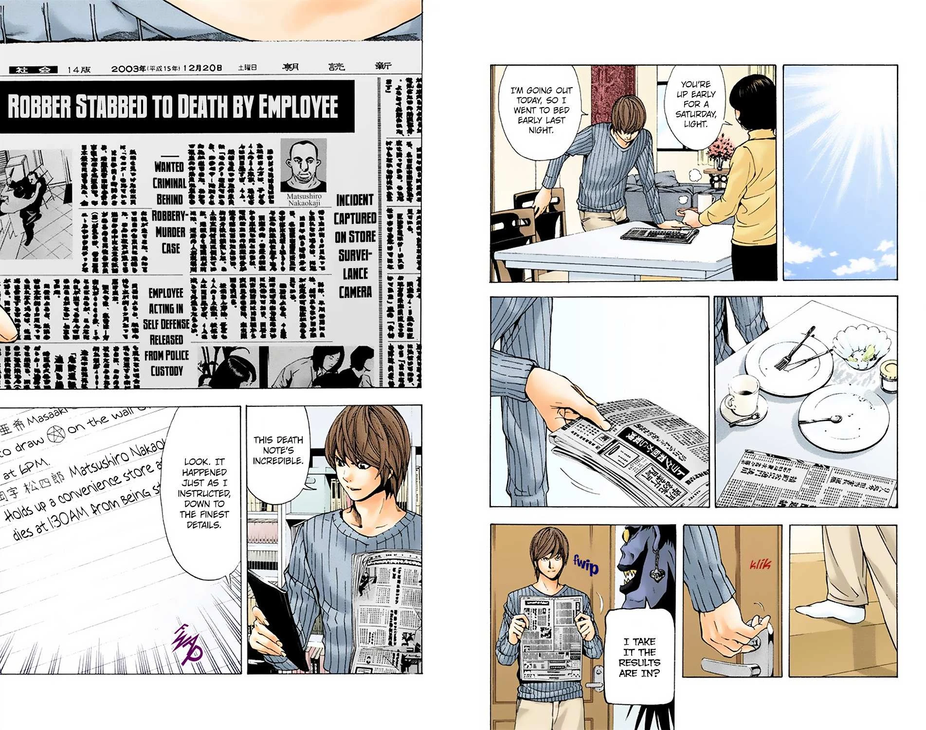 Read Death Note [Colored Edition] Manga Online