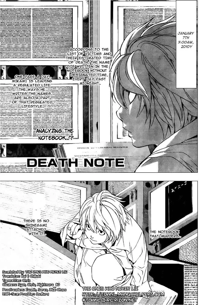 Read Death Note [Colored Edition] Manga Online
