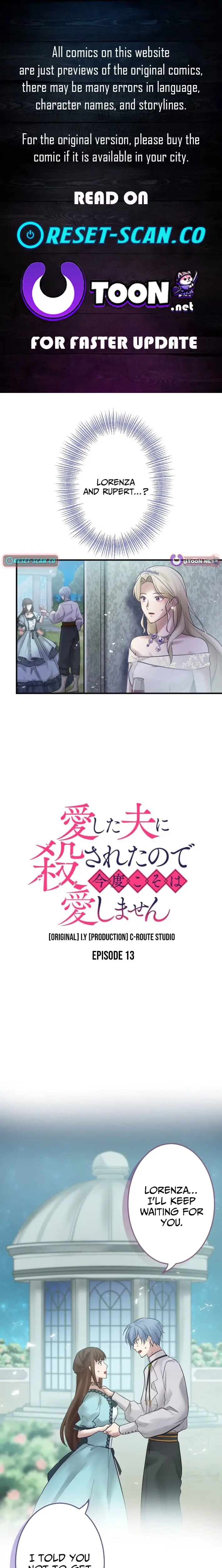 Read I Was Killed by the Husband I Loved, so This Time I Won't Love Him Manga Online