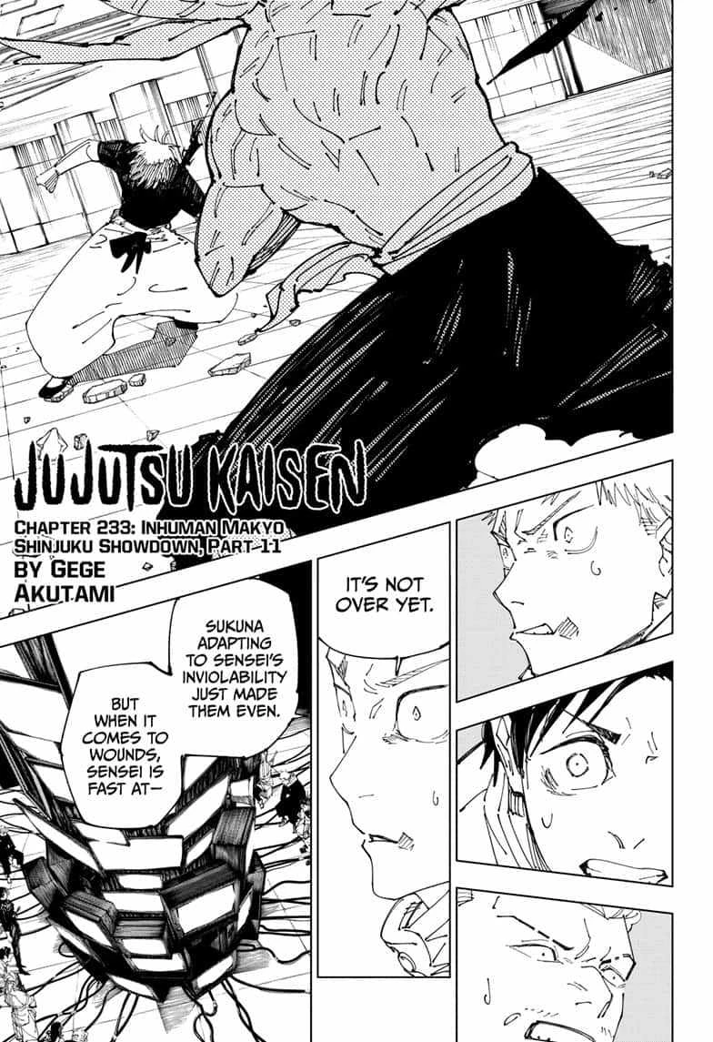 Read Jujutsu Kaisen Manga Online