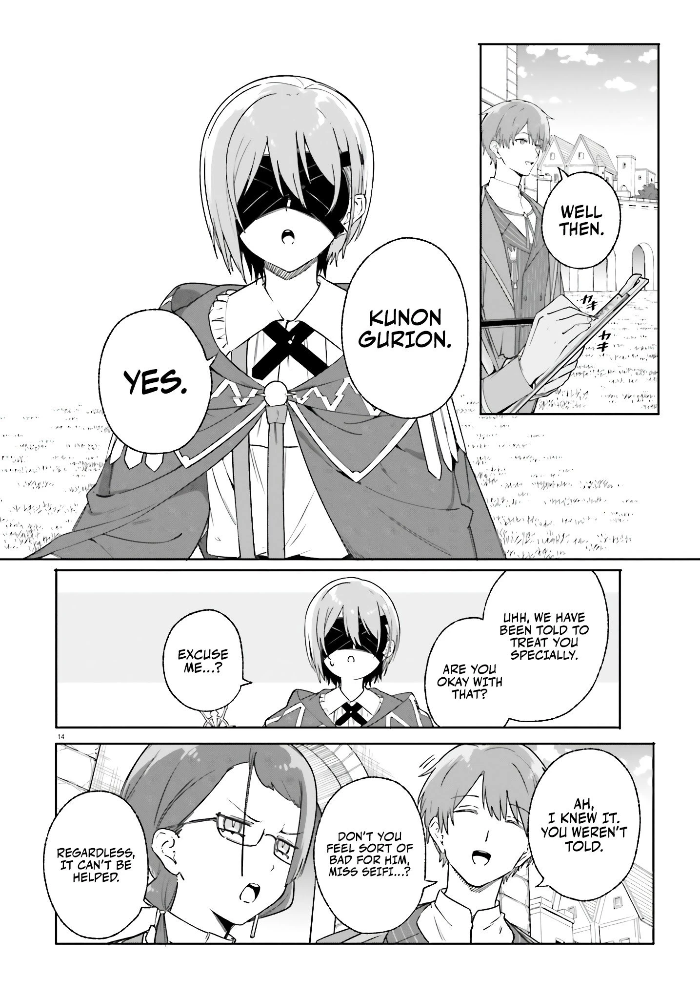 Read Kunon the Sorcerer Can See Manga Online