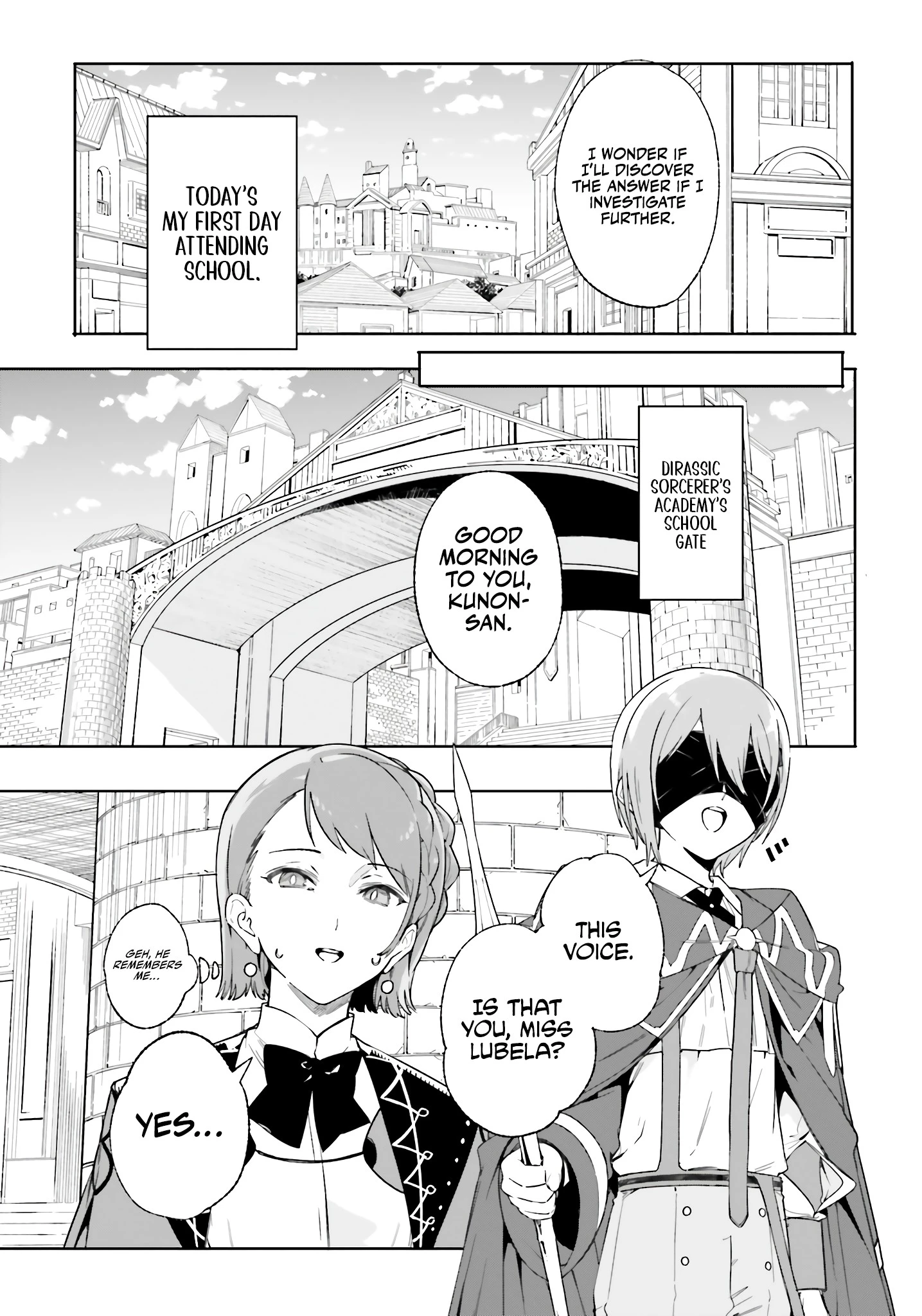 Read Kunon the Sorcerer Can See Manga Online