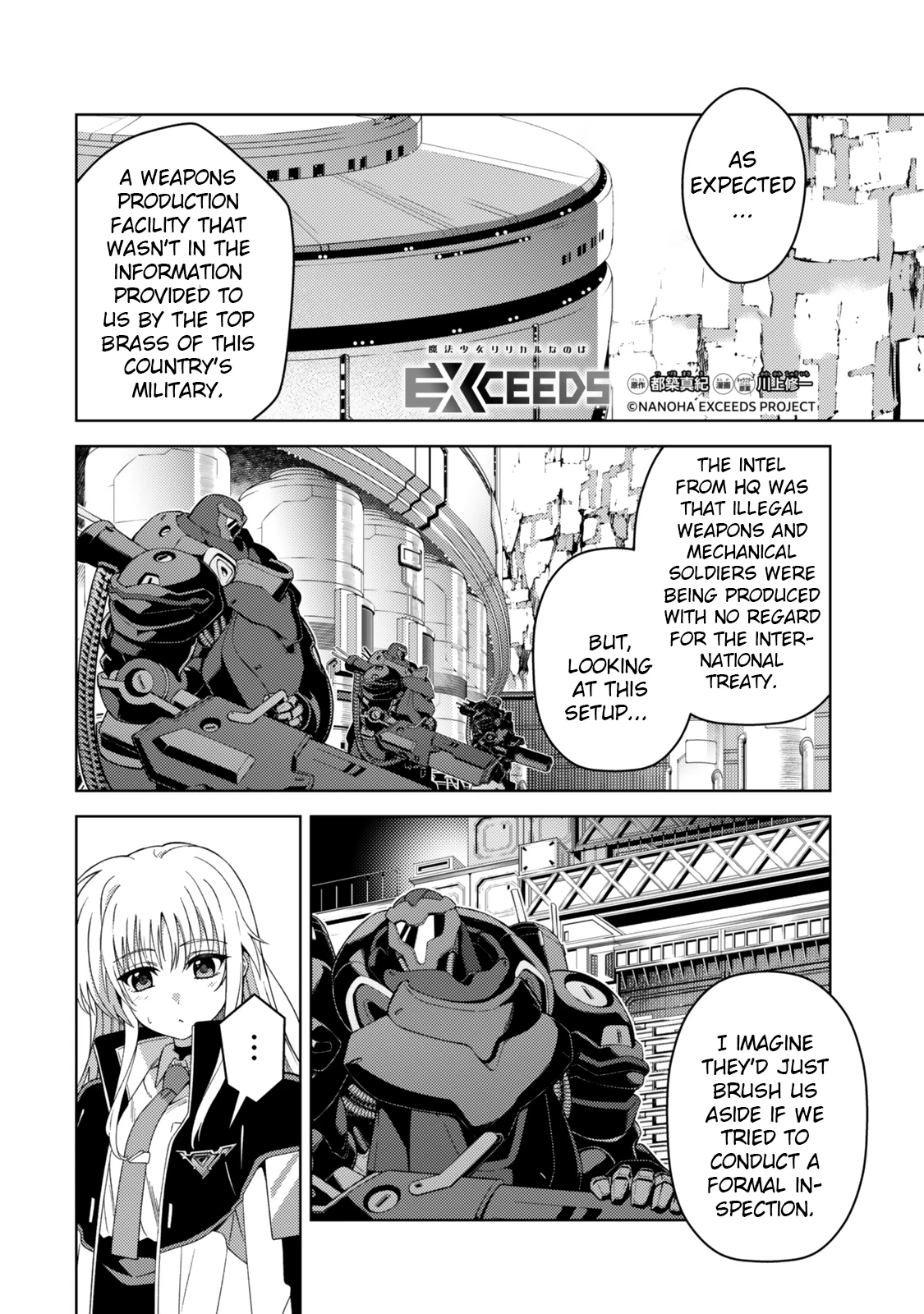 Read Mahou Shoujo Lyrical Nanoha EXCEEDS Manga Online