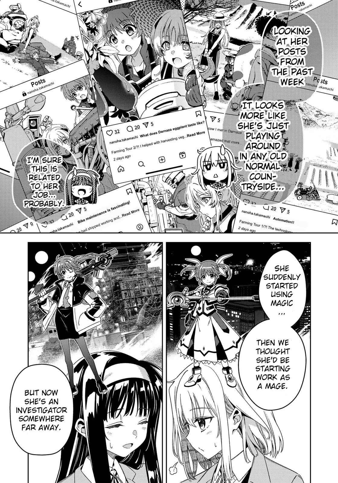 Read Mahou Shoujo Lyrical Nanoha EXCEEDS Manga Online
