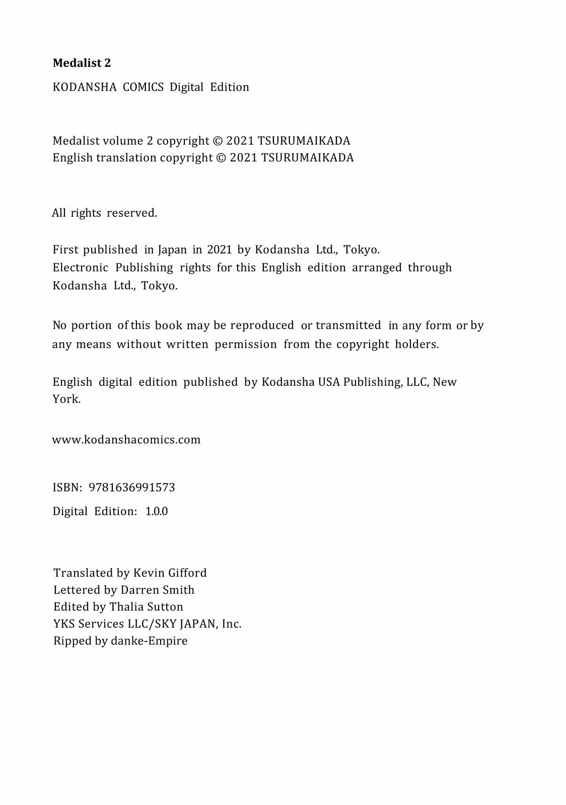 Read Medalist Manga Online