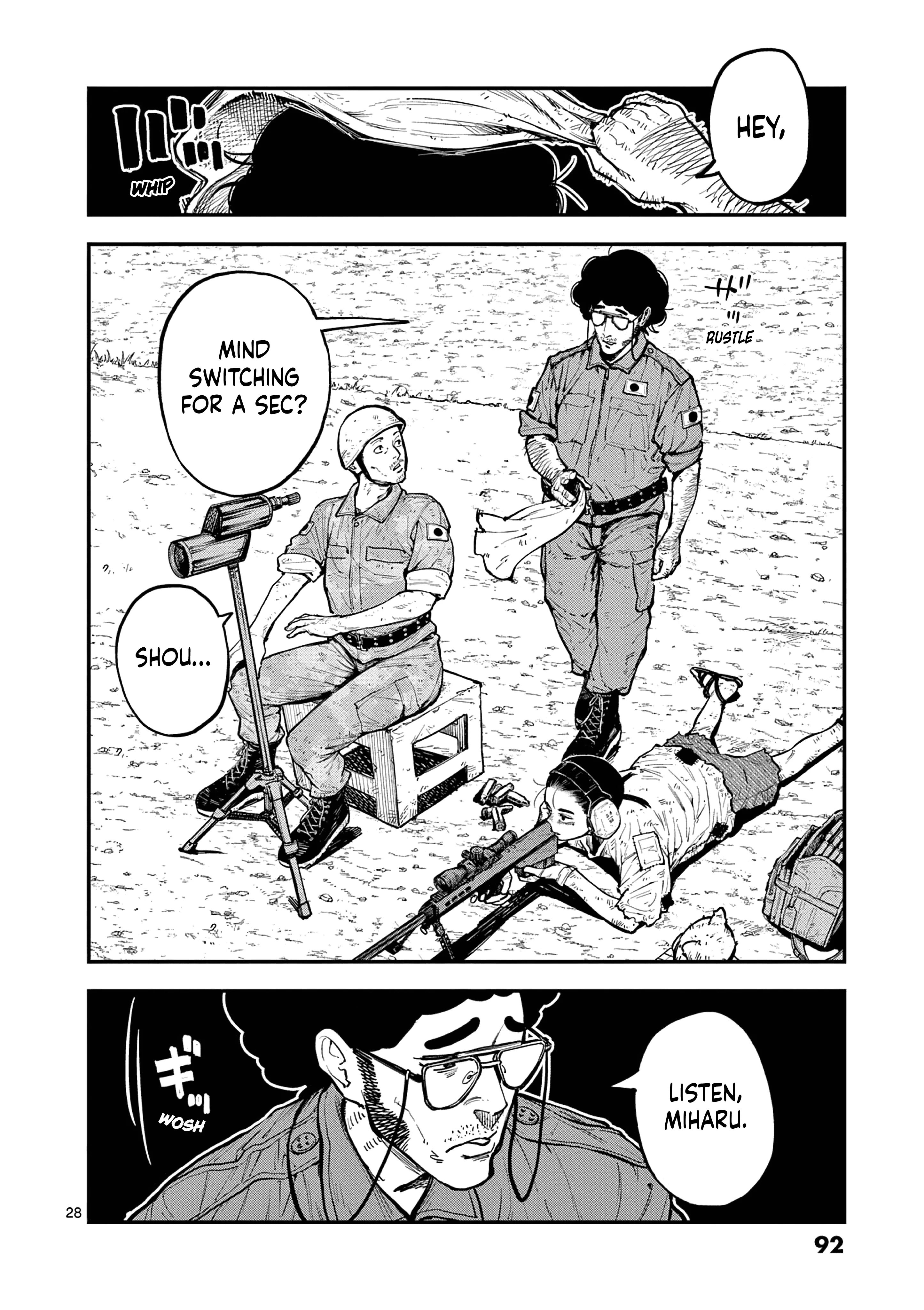 Read Miharu's Seat of War Manga Online