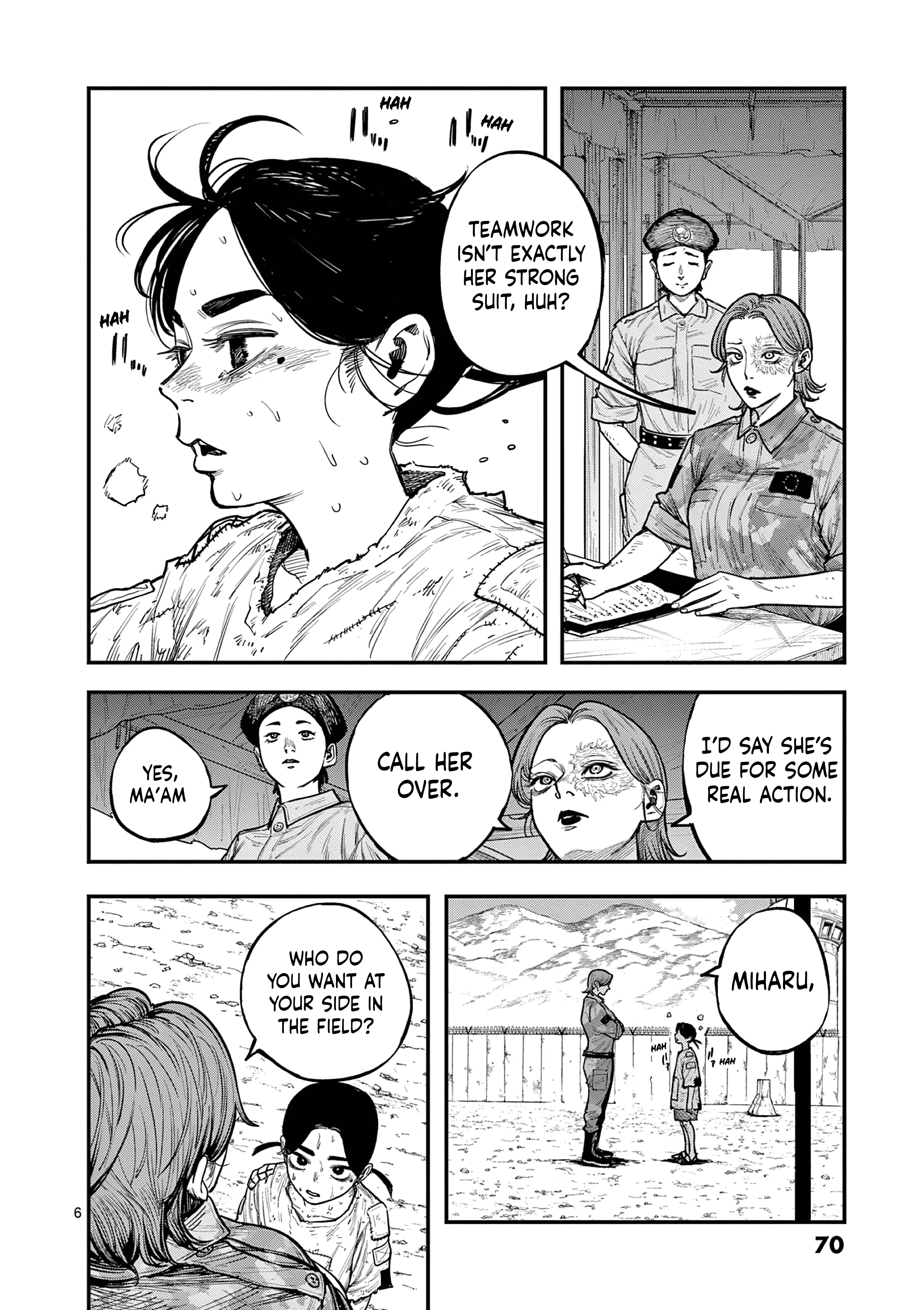 Read Miharu's Seat of War Manga Online