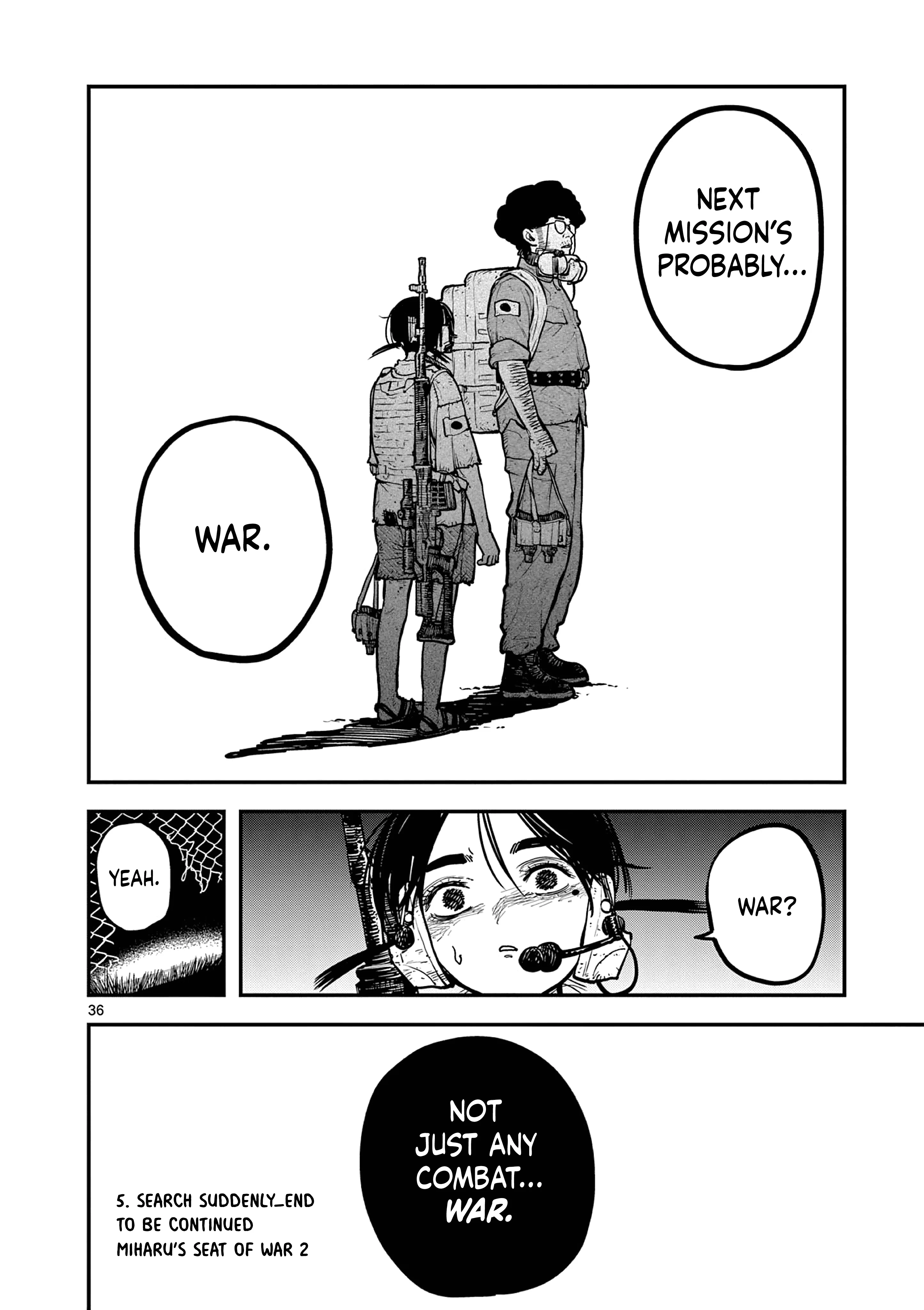 Read Miharu's Seat of War Manga Online