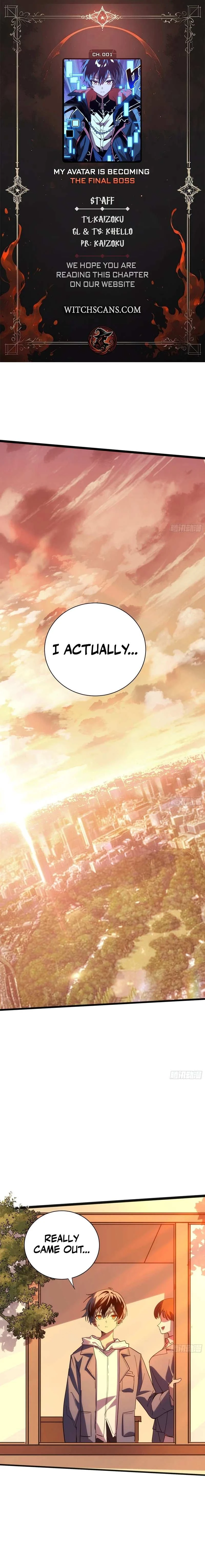 Read My Avatar Is Becoming the Final Boss Manga Online