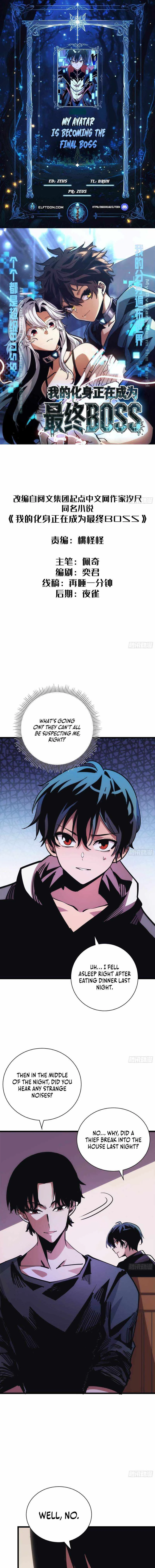 Read My Avatar Is Becoming the Final Boss Manga Online