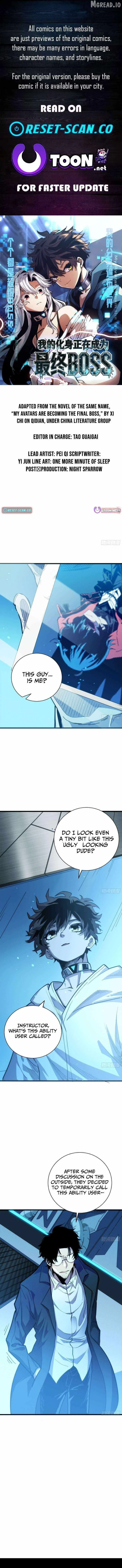 Read My Avatar Is Becoming the Final Boss Manga Online