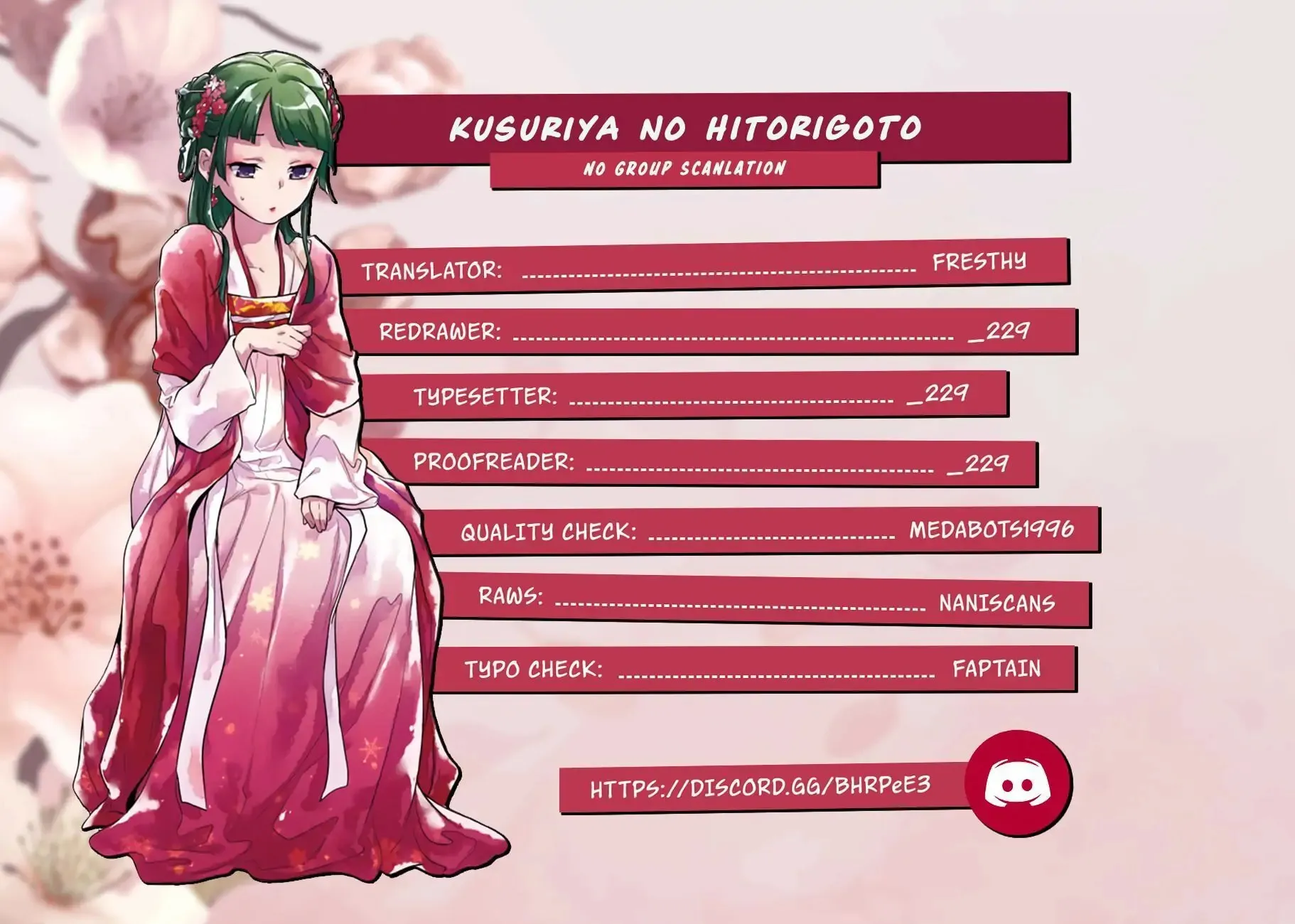 Read The Apothecary Diaries Manga Online