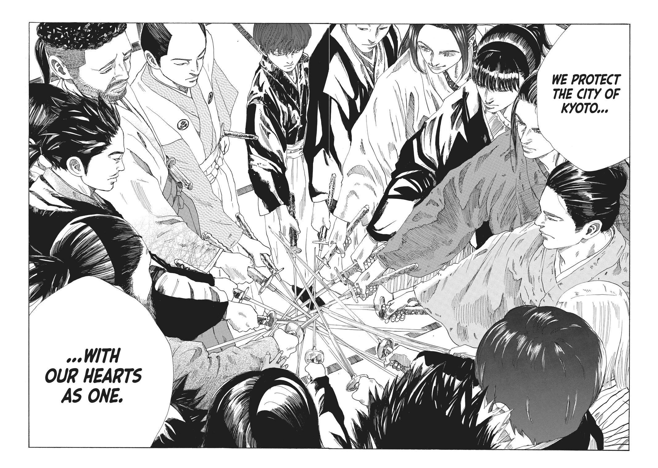 Read The Blue Wolves of Mibu Manga Online