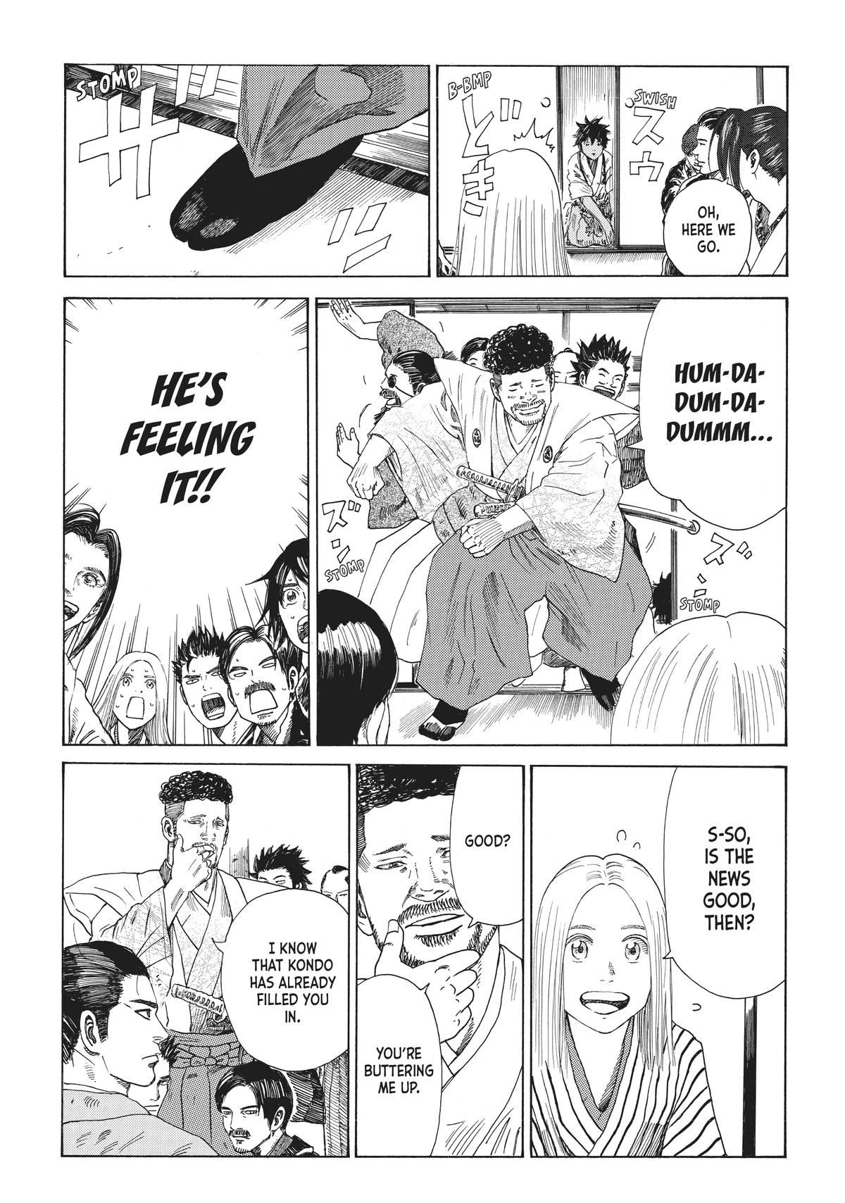 Read The Blue Wolves of Mibu Manga Online