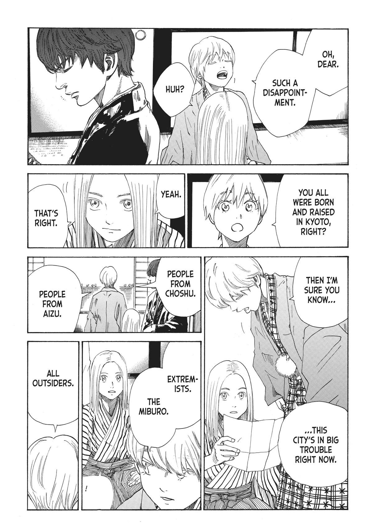 Read The Blue Wolves of Mibu Manga Online