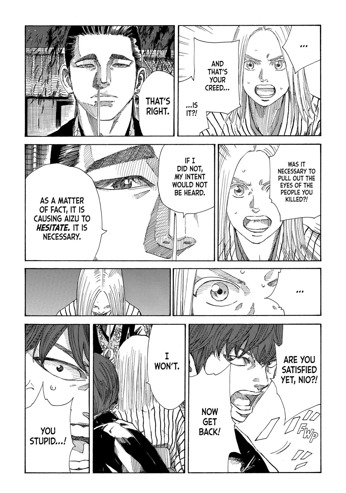 Read The Blue Wolves of Mibu Manga Online