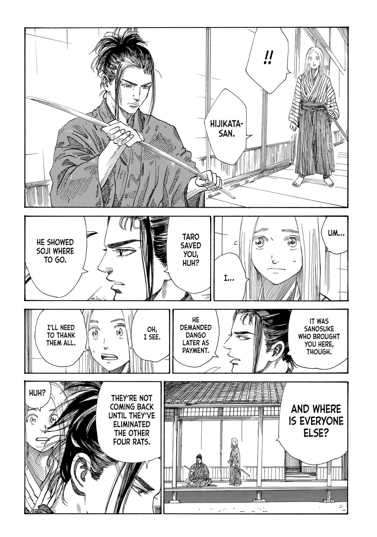 Read The Blue Wolves of Mibu Manga Online