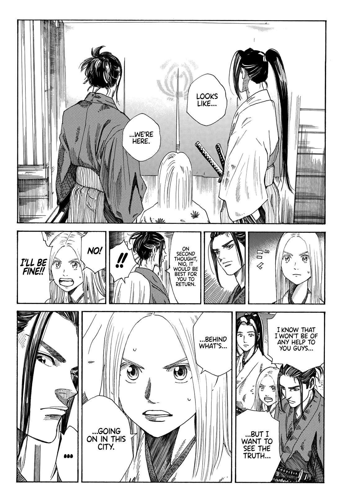 Read The Blue Wolves of Mibu Manga Online
