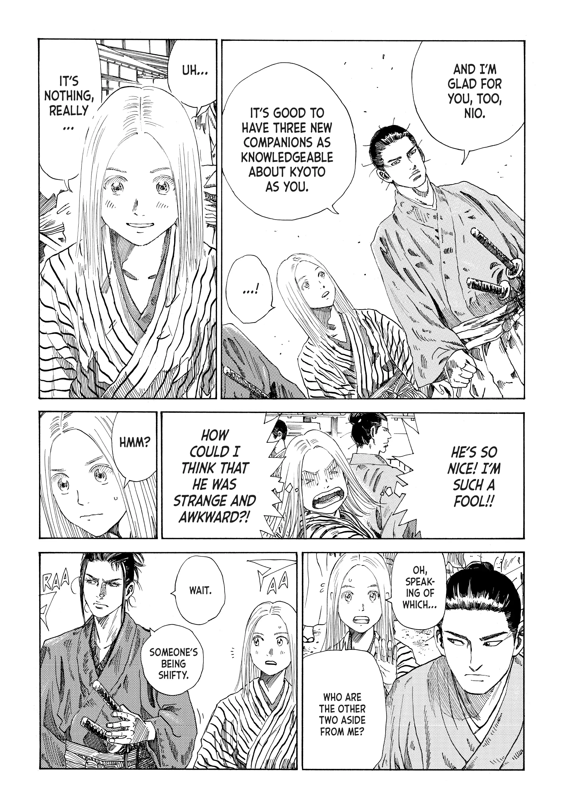 Read The Blue Wolves of Mibu Manga Online