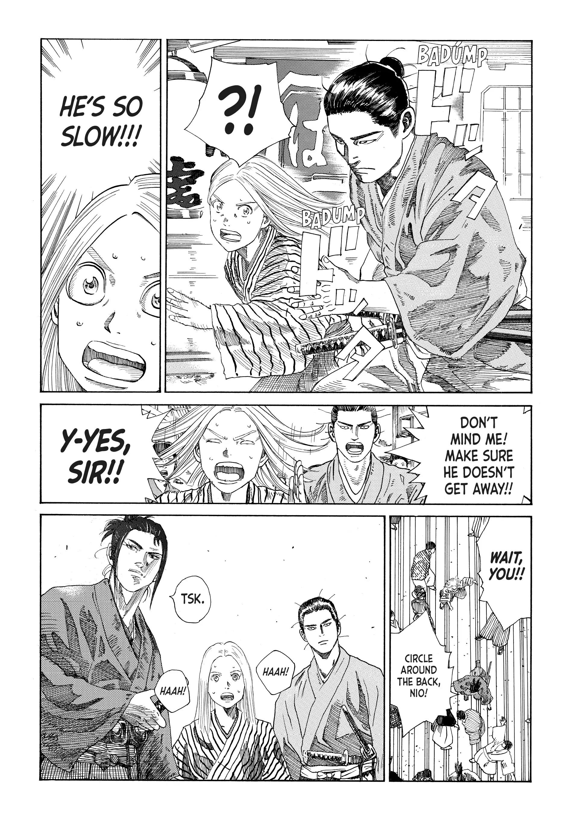 Read The Blue Wolves of Mibu Manga Online