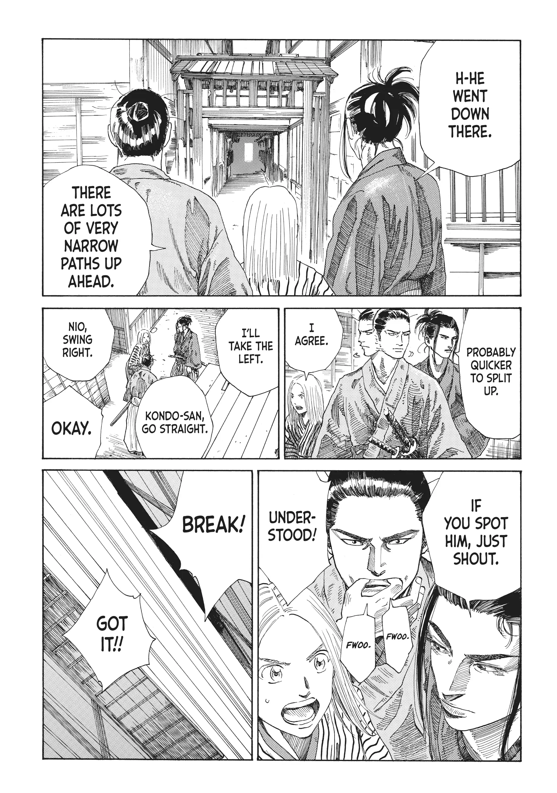 Read The Blue Wolves of Mibu Manga Online