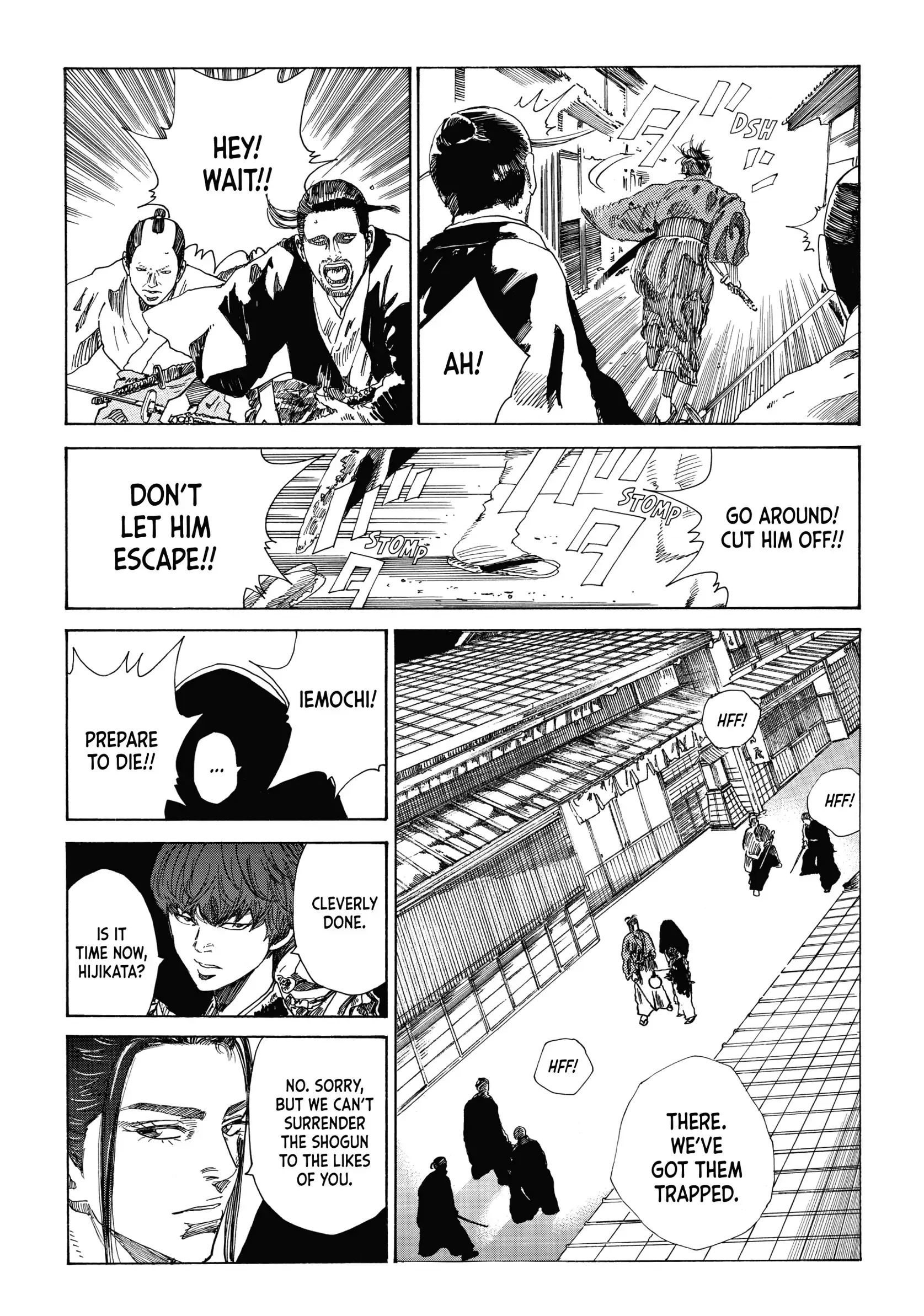 Read The Blue Wolves of Mibu Manga Online