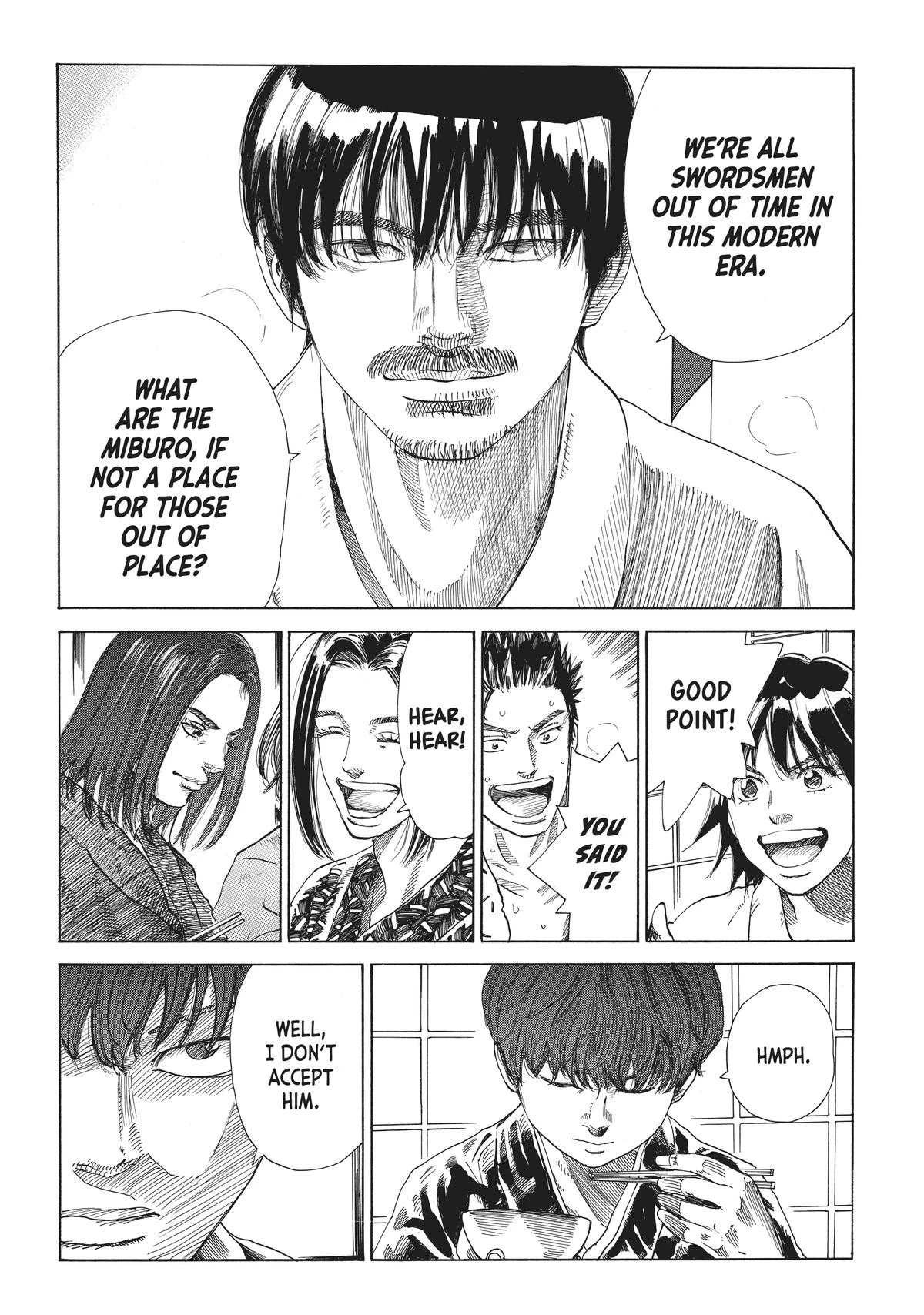 Read The Blue Wolves of Mibu Manga Online