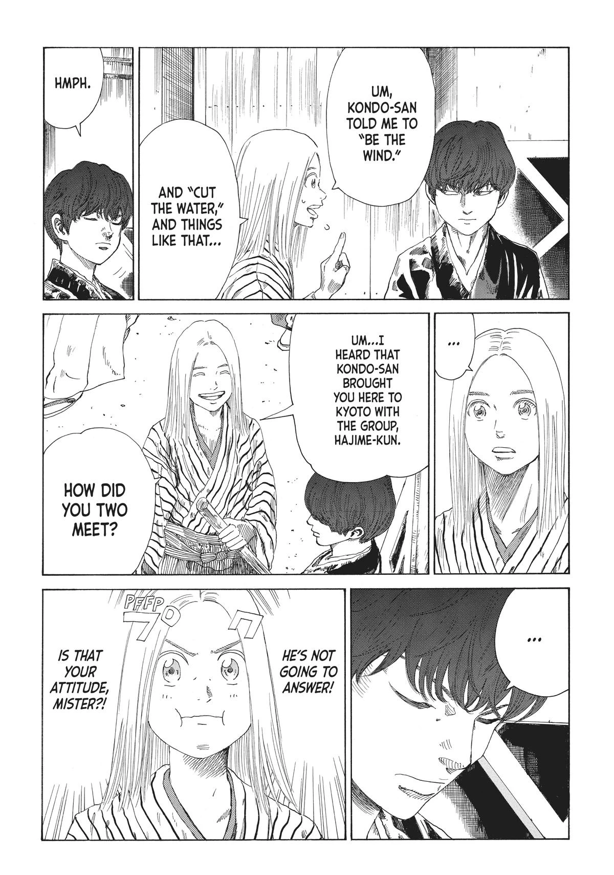 Read The Blue Wolves of Mibu Manga Online