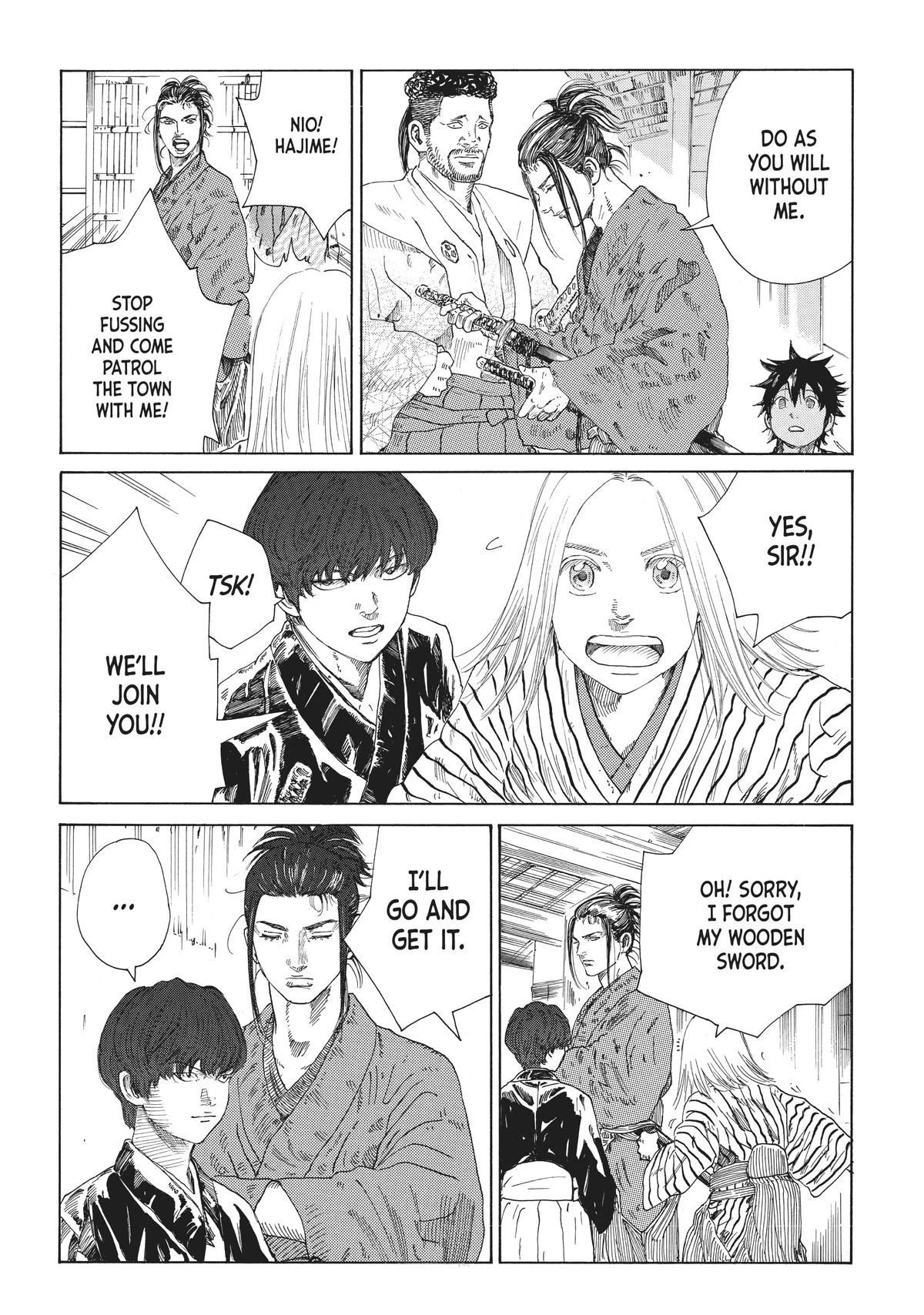 Read The Blue Wolves of Mibu Manga Online