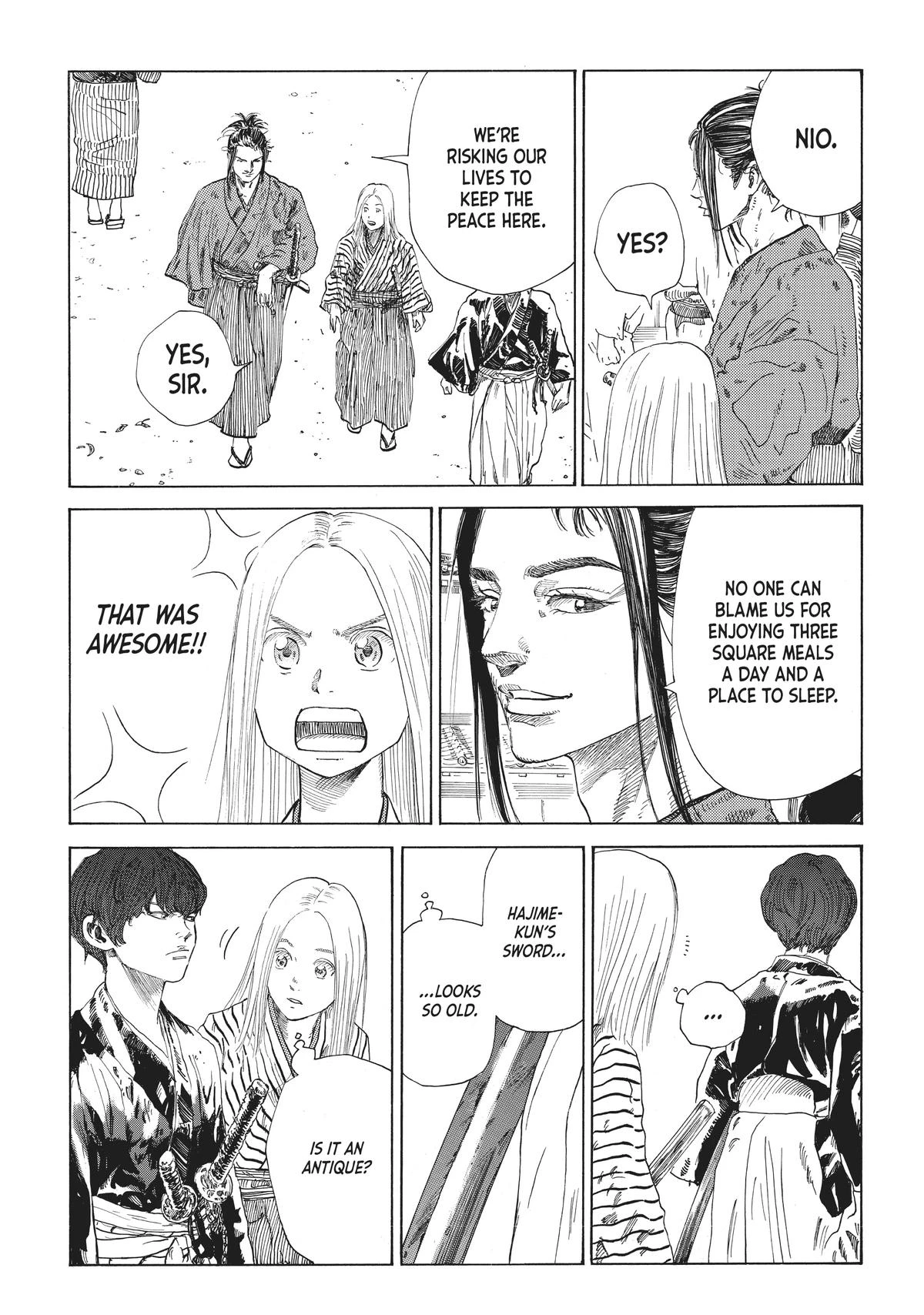 Read The Blue Wolves of Mibu Manga Online