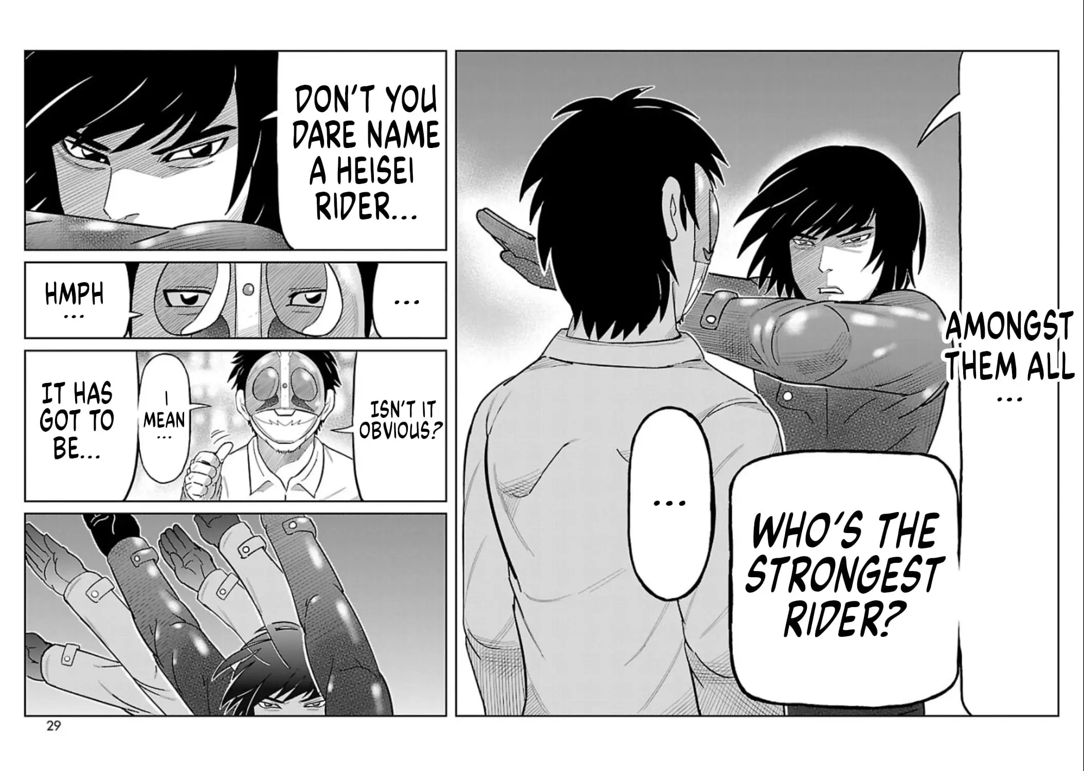 Read Tojima Wants to Be a Kamen Rider Manga Online