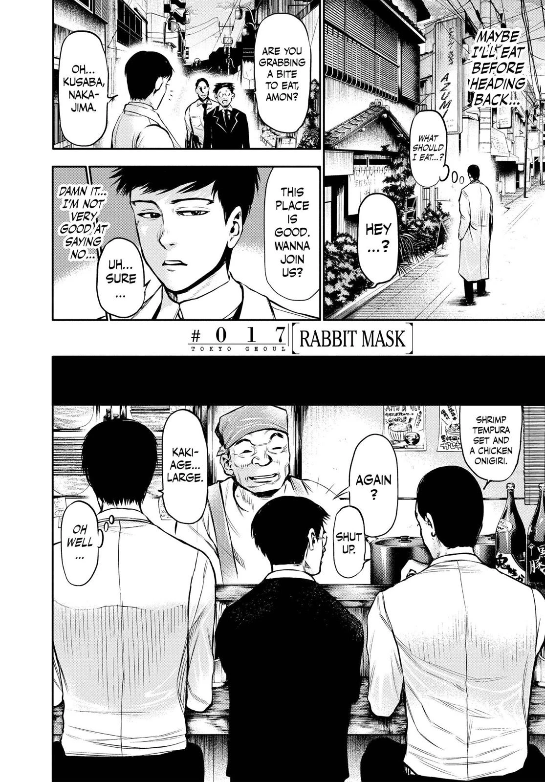 Read Tokyo Ghoul Manga Online