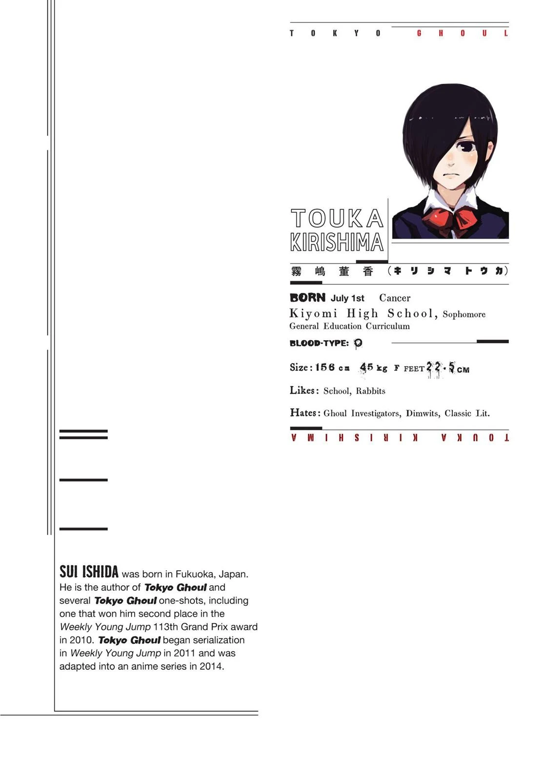 Read Tokyo Ghoul Manga Online