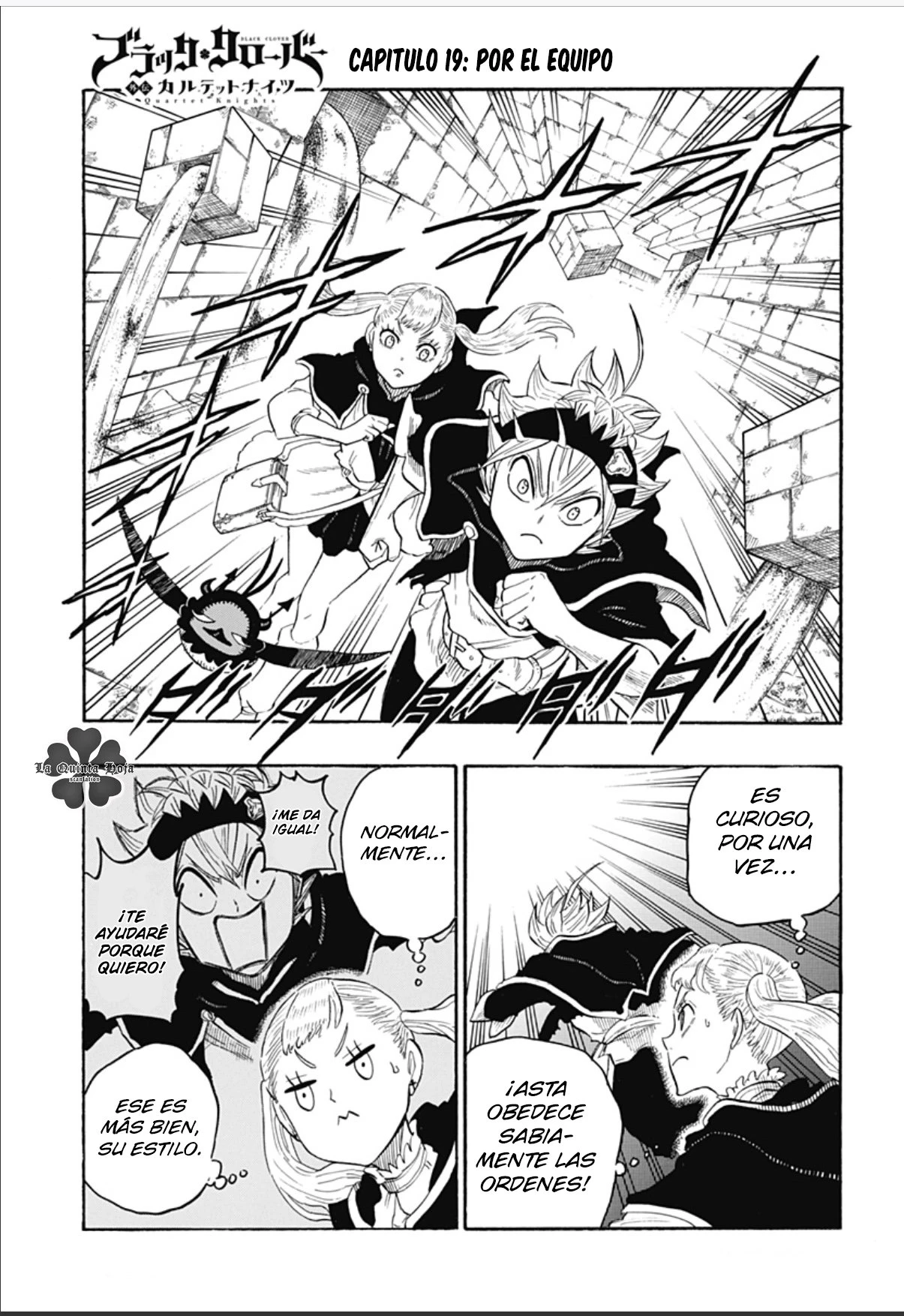 Read Black Clover Quartet Knights ES Manga Online