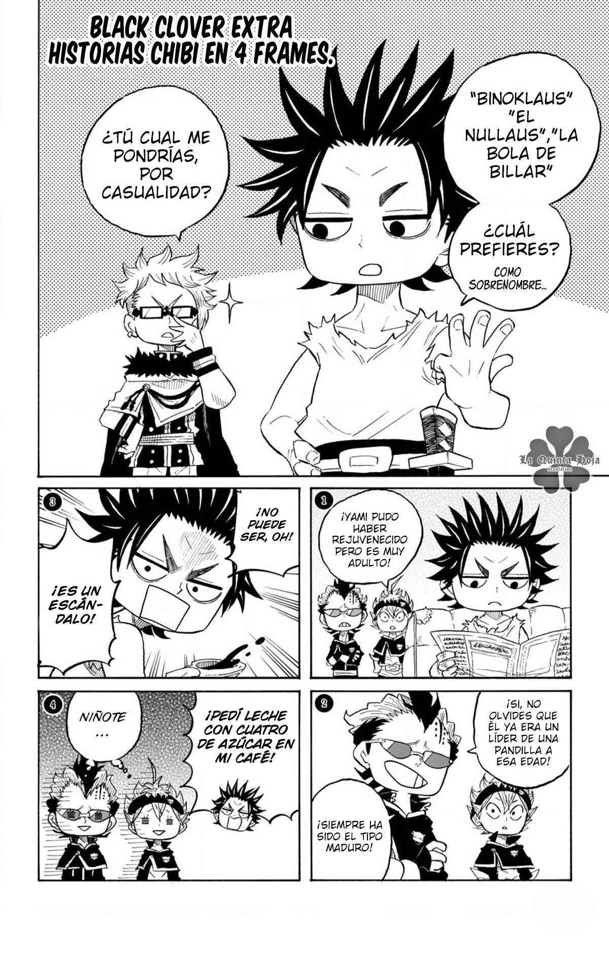 Read Black Clover Quartet Knights ES Manga Online