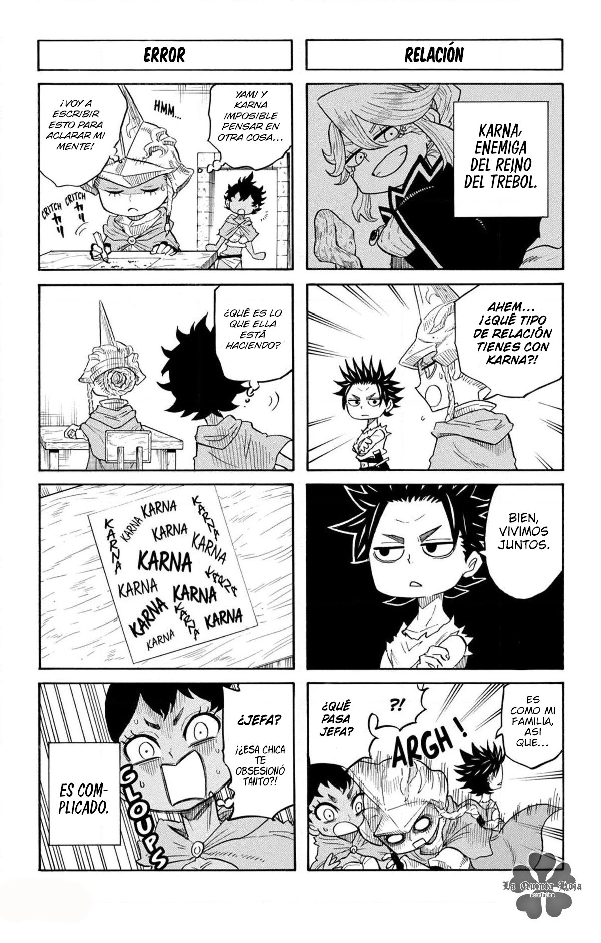 Read Black Clover Quartet Knights ES Manga Online