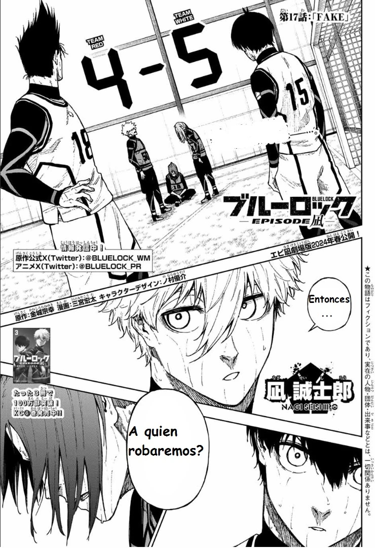 Read Blue Lock Episodio de Nagi ES Manga Online