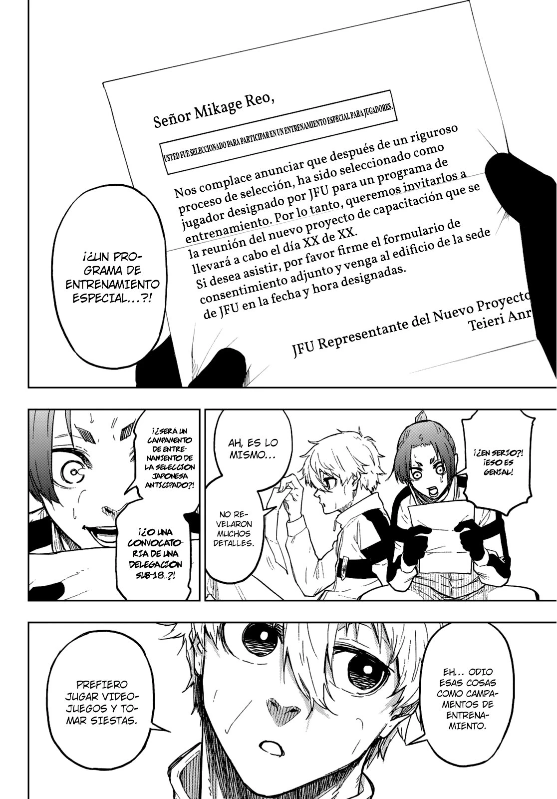 Read Blue Lock Episodio de Nagi ES Manga Online