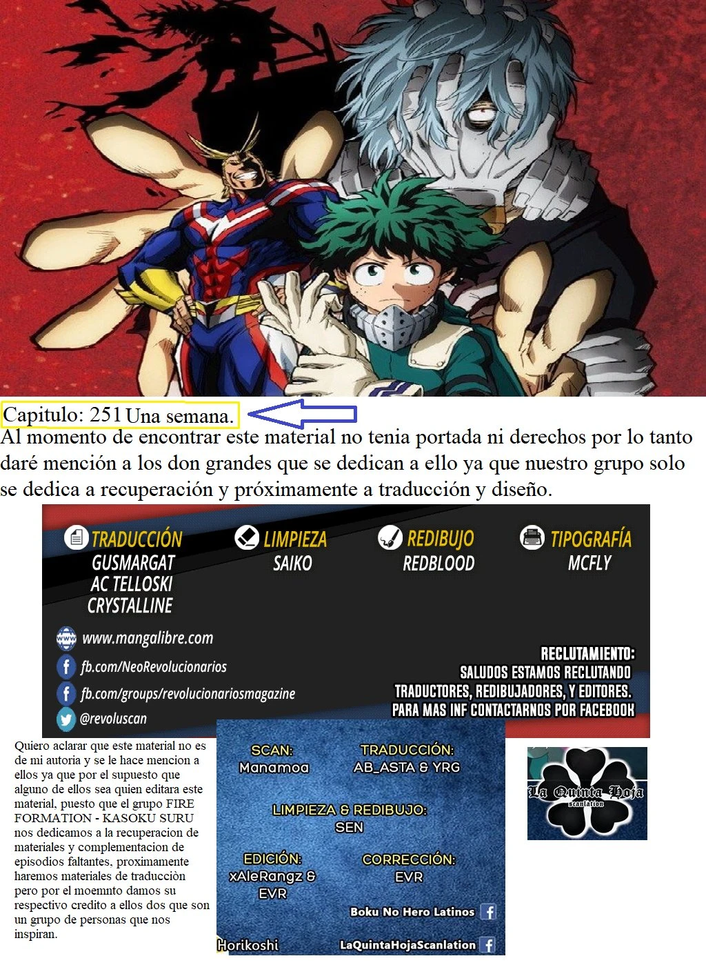 Read Boku no Hero Academia ES Manga Online