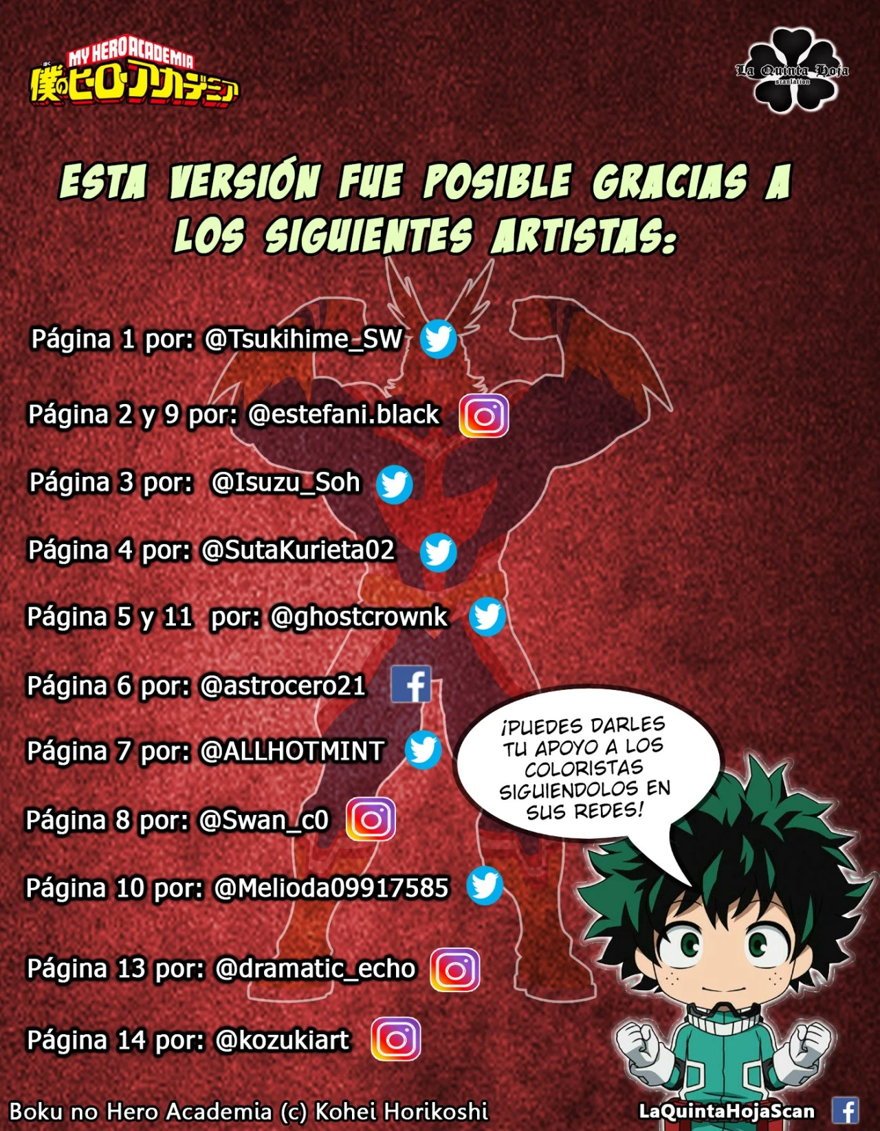 Read Boku no Hero Academia ES Manga Online